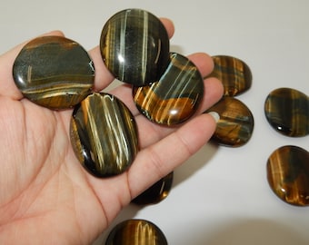 Blue Tigers Eye/ Hawks Eye Palm with Brown tiger mixed