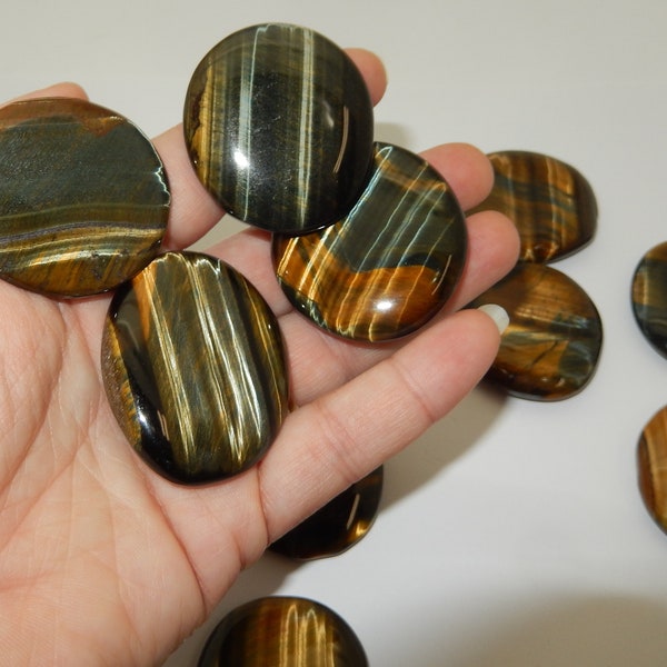 Blue Tigers Eye/ Hawks Eye Palm with Brown tiger mixed