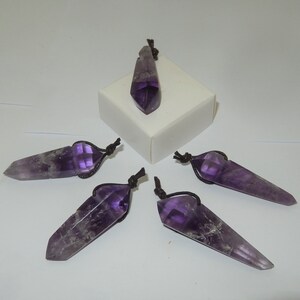 Drilled Amethyst Point image 1