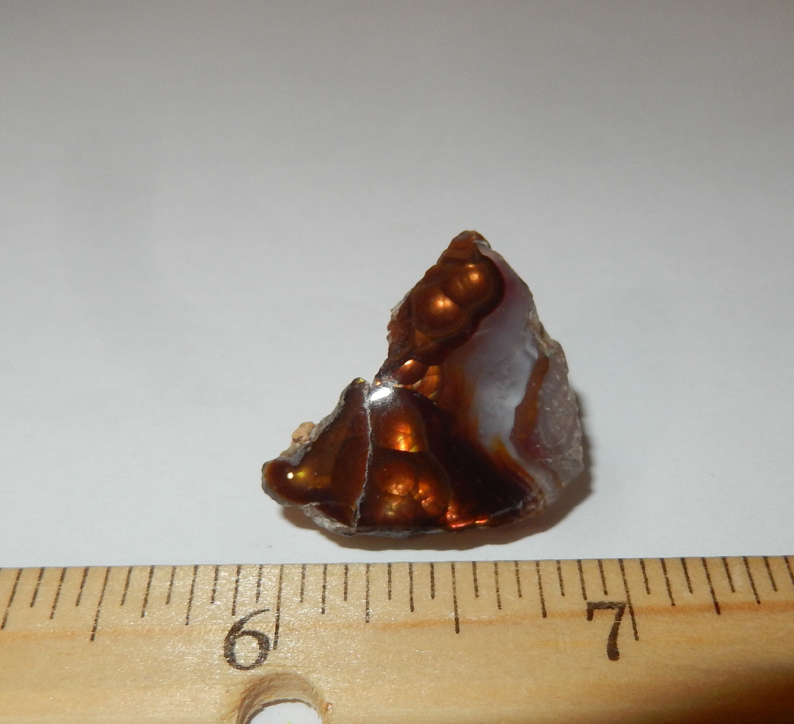 Fire Agate - old collection - Deer creek mine - Etsy 日本