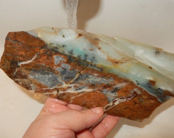 Ocean Picture Stone - rough slab with dendrites