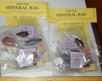 Mineral Kit- group of 10 minerals