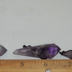 Drilled Amethyst Point image 3