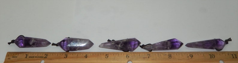 Drilled Amethyst Point image 3