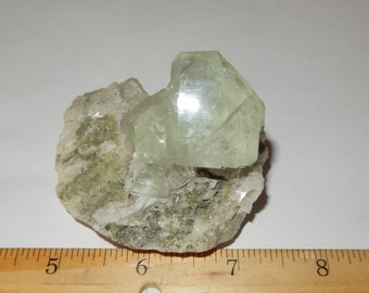 Fluorite cluster - green