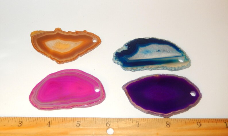 Agate Slice Drilled Etsy agate-slice-drilled-etsy