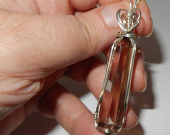 Smokey Quartz silver pendant