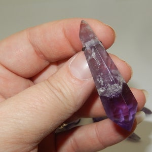 Drilled Amethyst Point image 6