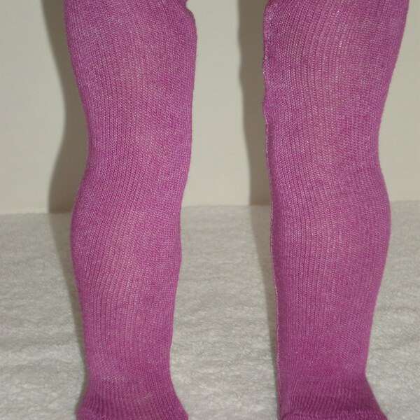 les vêtements de poupée American Girl 18 pouces violet cuisse haute chaussettes