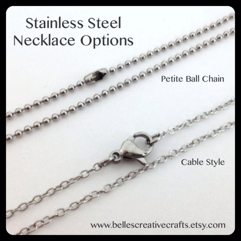 RAINBOW Babies Necklace Personalized Stainless Steel Circle Etsy