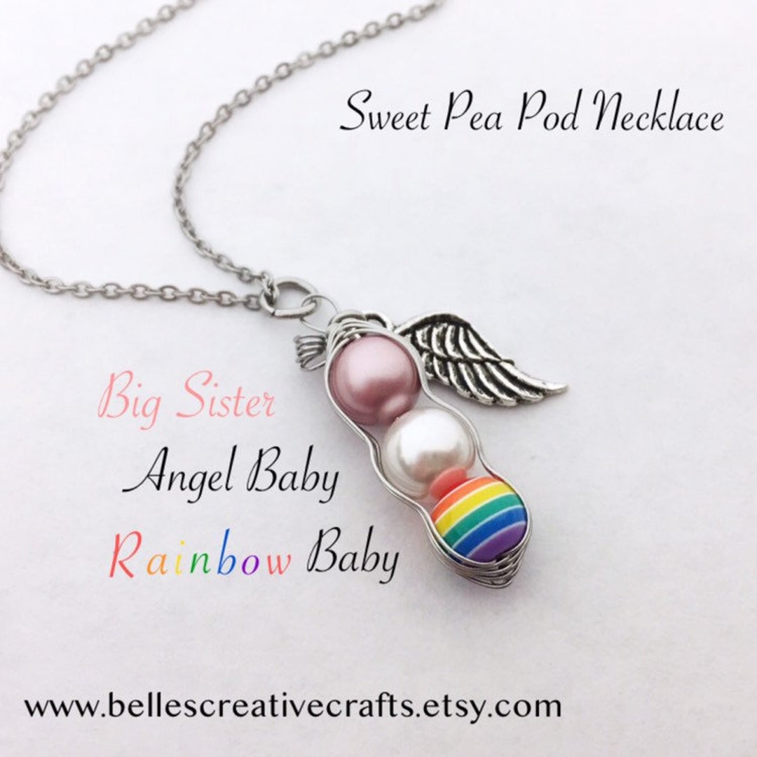 Rainbow Baby Gifts for Mom, New Mom Gift Forever Love Necklace