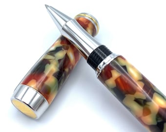 Handmade Rollerball Pen * Conway Stewart - Coral Green * Gifts for Husbands * 5th Anniversary Gift * Wedding Gift * Pen Collector * Custom