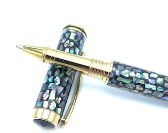 Pen * Abalone Pens * Fathers Day Gift * Gift for Collector * Anniversary Gift * Gift for Husband * Gift for Mom * Gift for Wife * Teacher