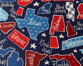 Table Runner ** States and Stars