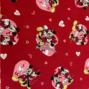 Table Runner House Warming Gift Handmade Gift Mickey and Hearts Gift for Mom Gift for Wife image 2