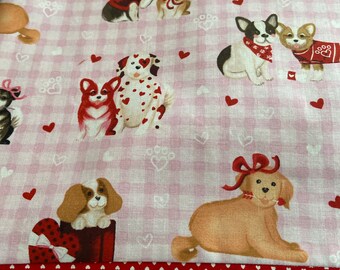 Table Runner - Puppy Love* Second Anniversary Gift * Gift for Grandma * birthday gifts for her  *