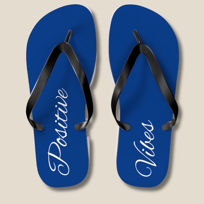 Personalized Flip Flops Custom Name Sandals Design Your Own Shoe Choose ...