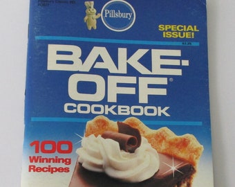 Vintage 1986 Pillsbury 32nd Bake Off Recipes Cookbook, Recipe Booklet, Soft Cover Cookbook, 100 Winning Recipes, Collectible Cookbook