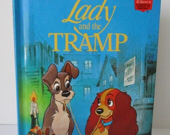 Vintage - Disney's LADY and the TRAMP - Childrens 1994 HB Book - Like New