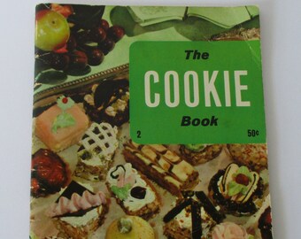 Vintage 1971, The Cookies Book, Culinary Arts Institute, Cookie Cookbook, Over 160 Recipes, Cookie Recipe Collection, Recipe Booklet, Baking