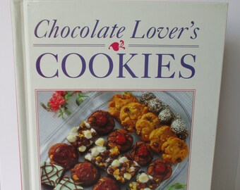 Vintage 1993 Chocolate Lover's Cookies Cookbook, Tupperware Collectible, Hardcover, Tupperware Cookbook, Cookies Recipes, Over 200 Recipes