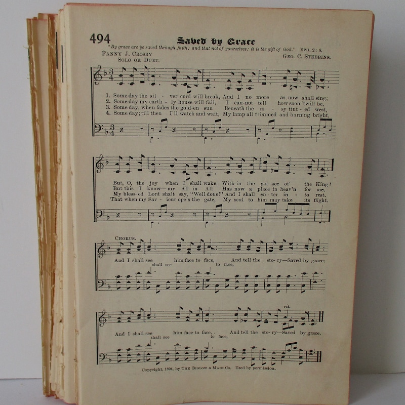 Hymnal - Etsy