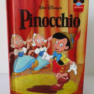 Vintage - Disney&#39;s PINOCCHIO - Childrens 2000 HB Book