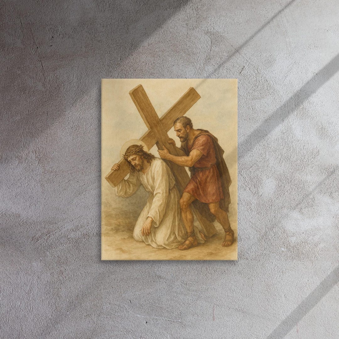 Shane Colby Art - Stations of the Cross Collection - 2 Jesus Takes up ...