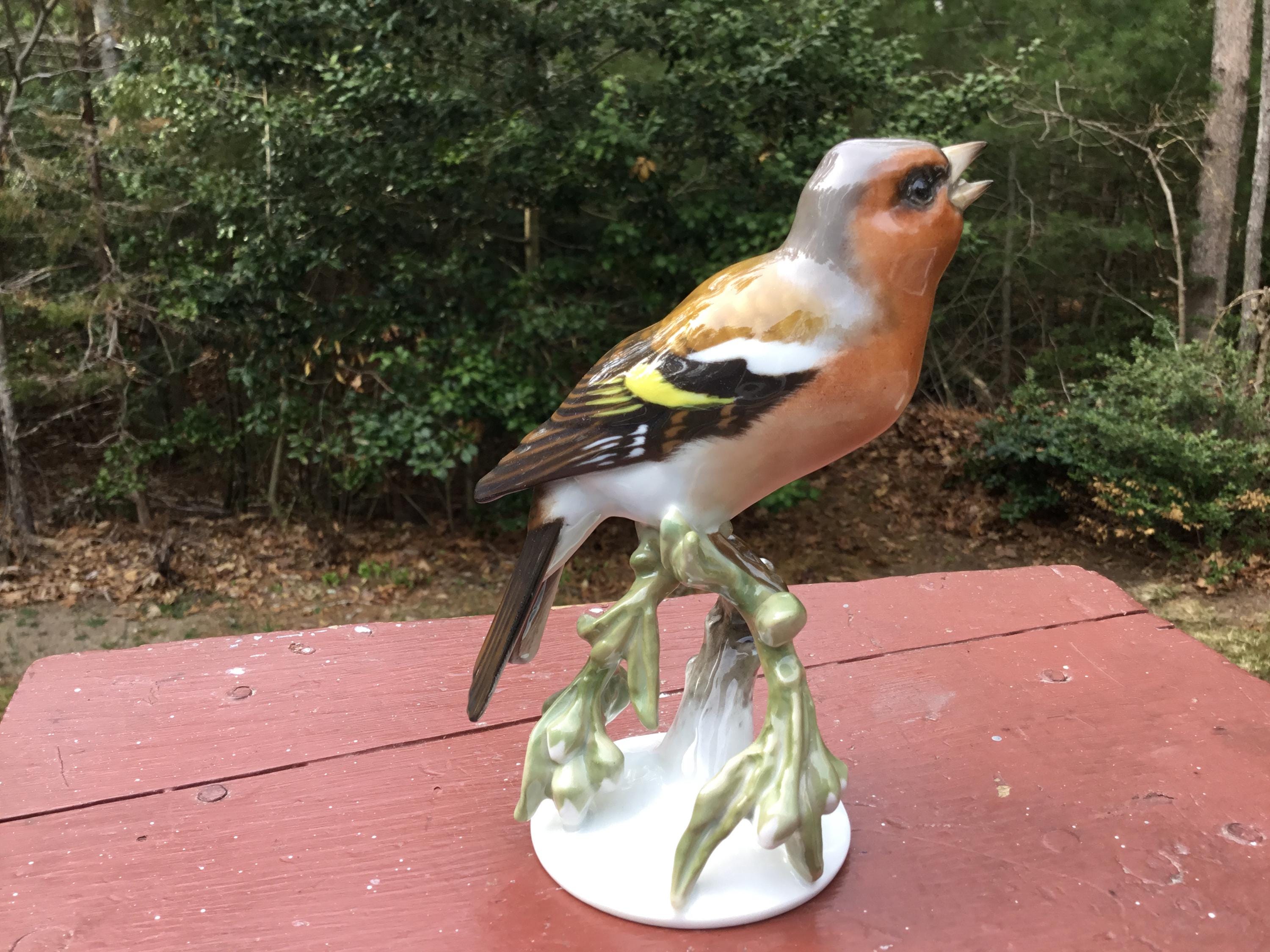 Vintage Rosenthal Finch Bird Figurine Statue Germany