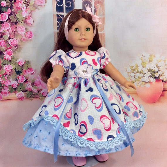 American girl hotsell heart dress