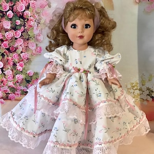 Springtime Floral Dress for 18 inch American Girl Doll