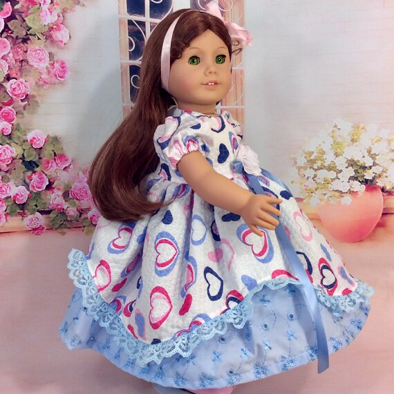 American girl hotsell heart dress