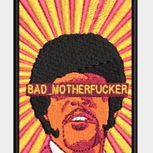 Disegno da ricamo Bad Motherfucker: ispirato a Pulp Fiction (download digitale 4x4)