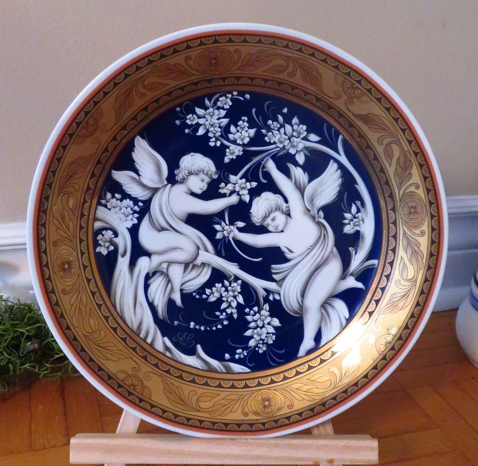 Limoges angel plate - Etsy 日本