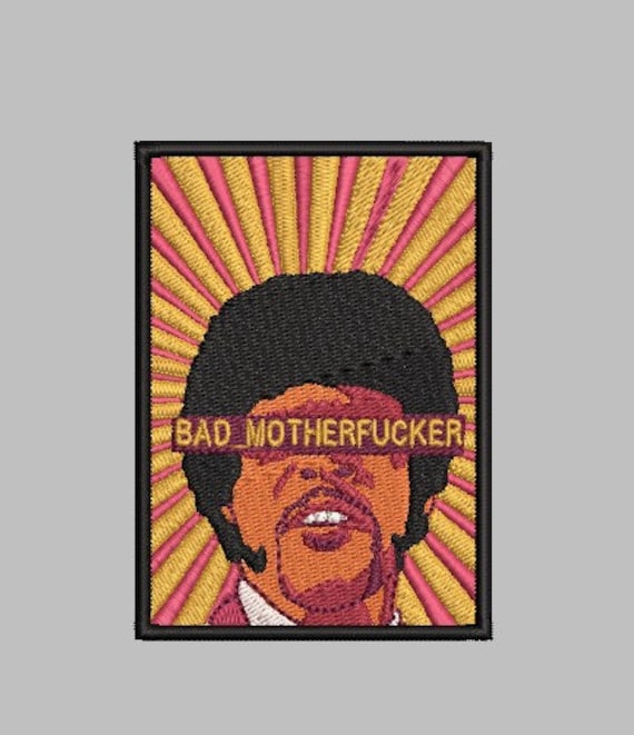 BAD MOTHERFUCKER Quill Embroidery Design In 4x4 Download For.