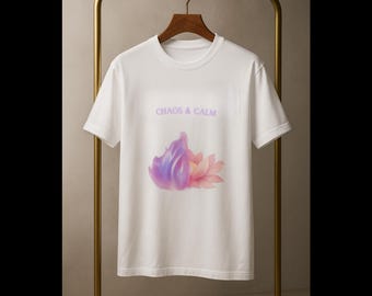 Spiritual Graphic Tee, Custom Meditation Shirt, Zen Unisex Jersey T-Shirt, Mindfulness Clothing, Yoga Top, Boho Vibes Apparel