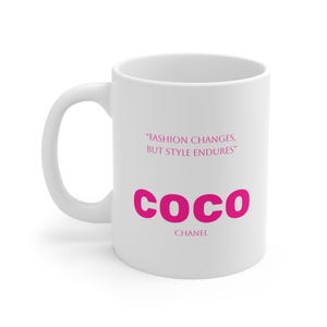 Chanel Coffee Cup - Etsy