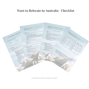 Relocate to Australia - Full Checklist