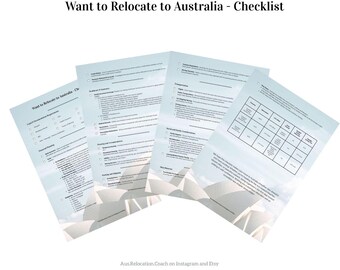 Relocate to Australia - Full Checklist