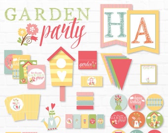 Garden Party PRINTABLES (INSTANT DOWNLOAD) by Love The Day