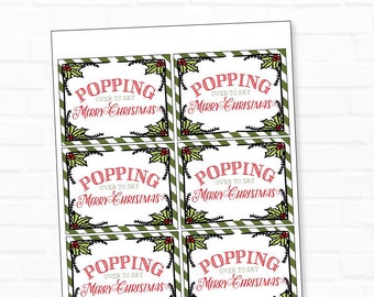 Popping Christmas Neighbor Gift Tags (INSTANT DOWNLOAD) by Lindi Haws of Love The Day