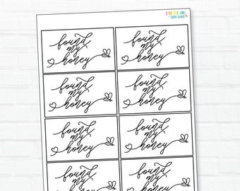 Encontré mis etiquetas de miel IMPRIMIBLES