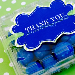 It's A Boy Baby Shower PRINTABLE Thank You Favor Tags INSTANT DOWNLOAD by Love The Day image 1