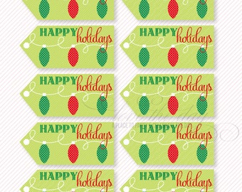 Christmas PRINTABLE Party Favor and Neighbor Gift (INSTANT DOWNLOAD) by Love The Day