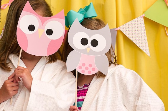 Night Owl Slumber Party PRINTABLE Owl Decals (INSTANT DOWNLOAD) from Love The Day Il_570xn