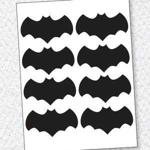 Bat Decals Halloween PRINTABLES INSTANT DOWNLOAD by Love The Day image 2