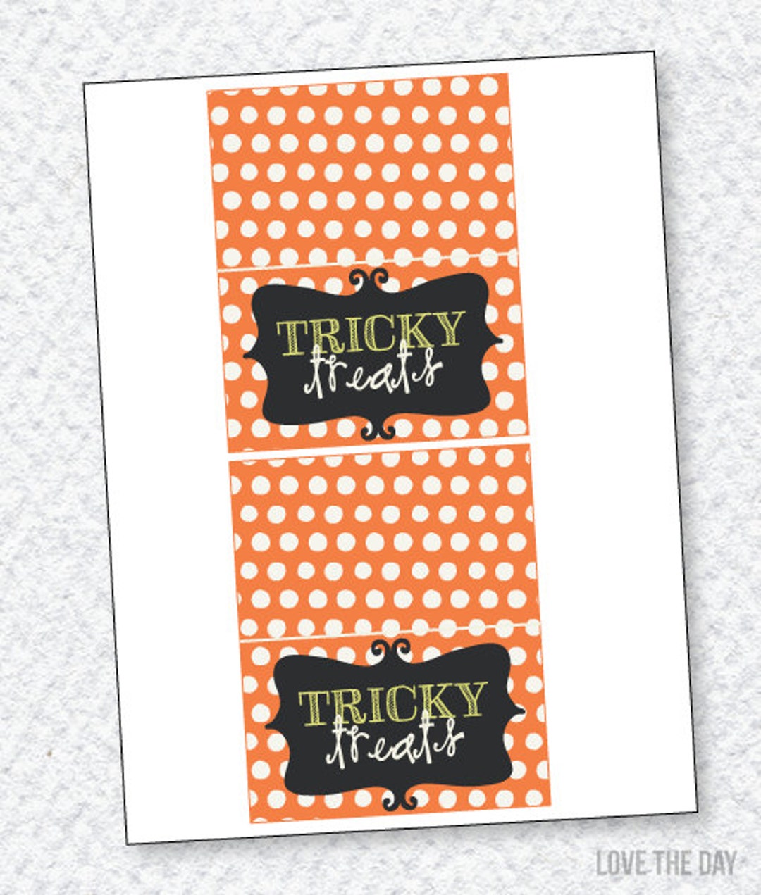 Boo to You Halloween Printable Fold Over Tag INSTANT DOWNLOAD by Love ...