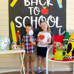 Back to School Backdrop PRINTABLE (INSTANT DOWNLOAD) by Lindi Haws of ...
