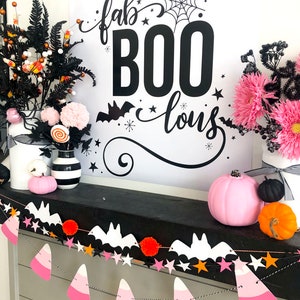 FaBOOlous Halloween Printable Poster INSTANT DOWNLOAD by Lindi Haws of Love The Day image 2