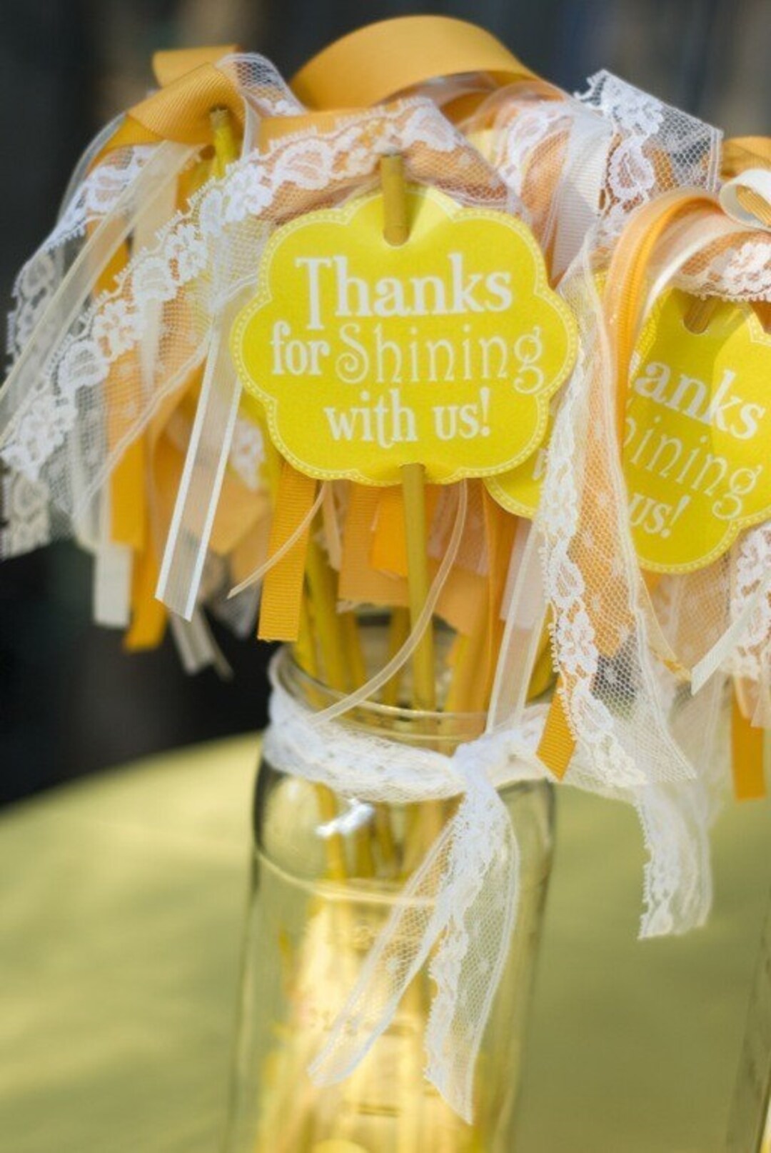 Yellow Sunshine PRINTABLE Party Favor Tags INSTANT DOWNLOAD Etsy